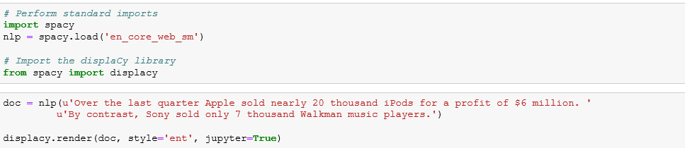 How To Visualize Entities In A Sentence Line By Line In Python Learn 